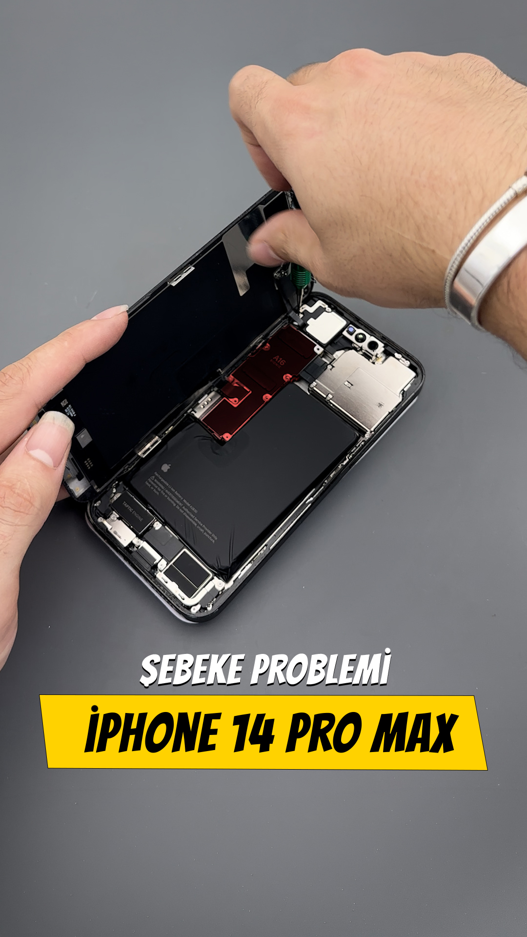 Ayfixst reels iPhone 14 Pro Max şebeke problemi görseli